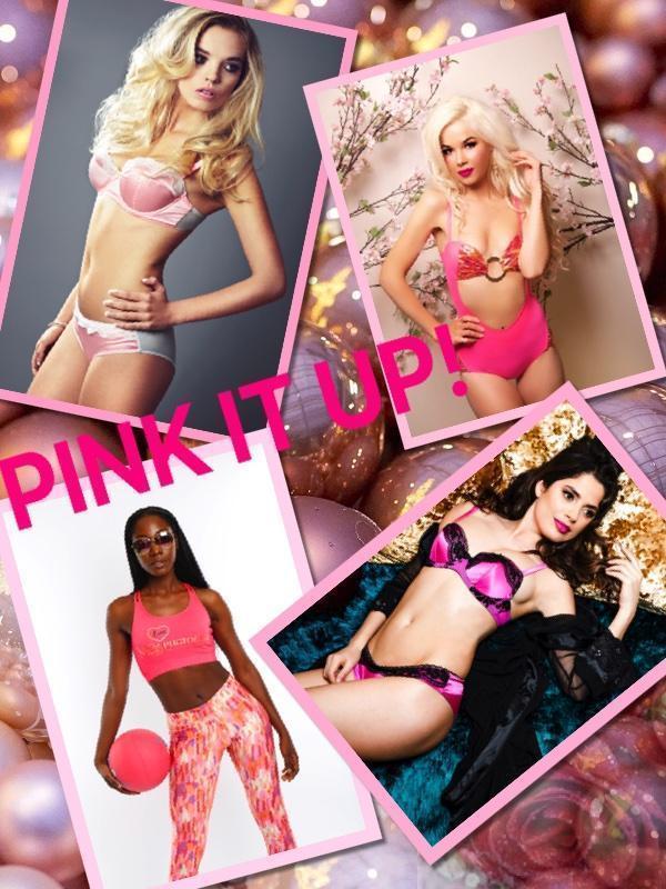 Pink It Up. Miss Photogenic Pink Lingerie & Activewear Edit. Looks On Lens