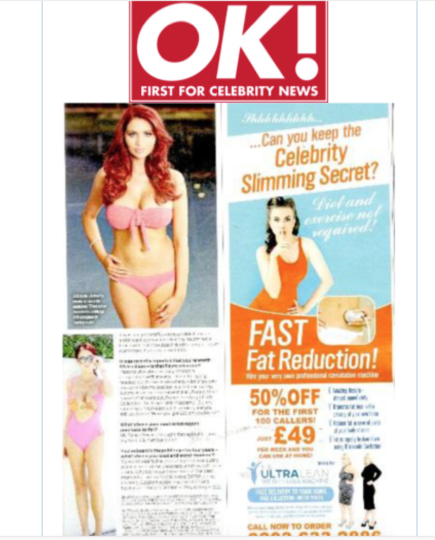 OK! Magazine Amy Childs Wears Miss Photogenic Swimwear