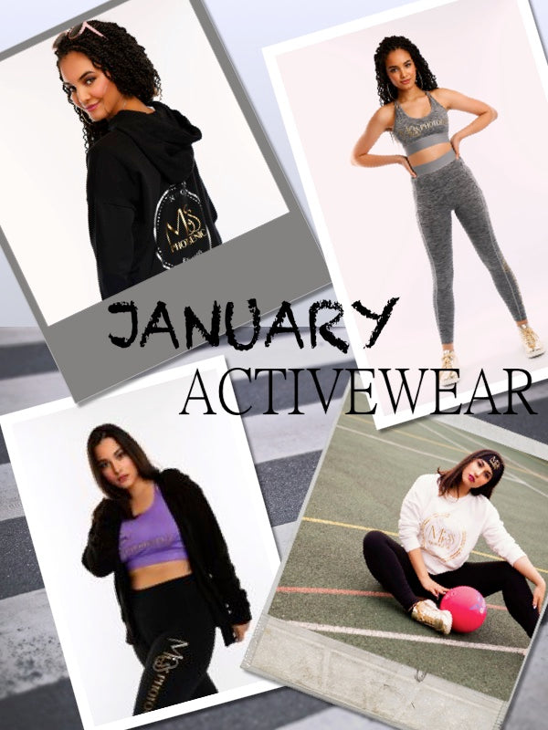 What you Need To Workout In The January Weather. Activewear by Miss Photogenic. Women's Activewear. Gym wear.