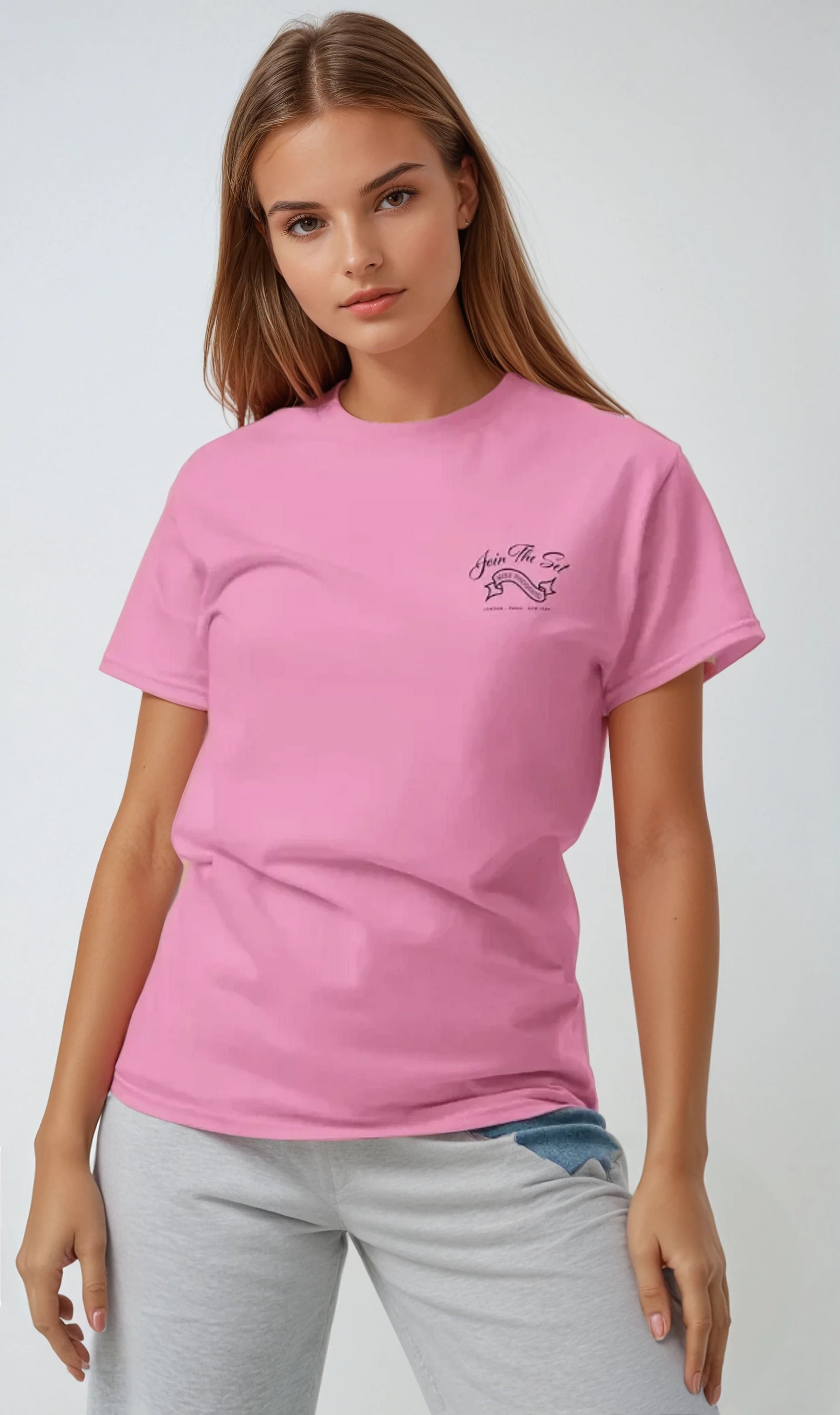 Miss Photogenic Logo Sash Graphic T-shirt