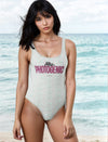 Miss Photogenic Logo One Piece Swimsuit - Mint