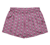 Bold Logo Print Pyjama Shorts - Mulberry