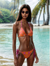 Beau Fleur Bikini Top - Orange