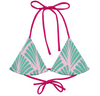 Miss Photogenic Pattern Print Bikini Top