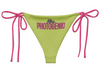 All-over print recycled string bikini bottom