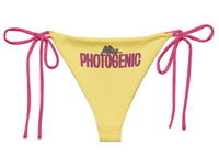 Penelope Contrast Tie Bikini Bottom - Pale Yellow