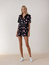 Ditzy Flower Logo Print Pyjama Shirt