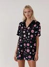 Ditzy Flower Logo Print Pyjama Shirt