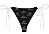 Monochrome Logo Tie Side Bikini Bottom