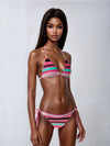 Stipe Tie Side Bikini Bottom