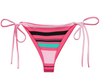 Stipe Tie Side Bikini Bottom