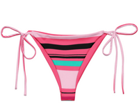 Stipe Tie Side Bikini Bottom