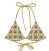A Million Looks Halter Neck Bikini Top - Gold