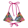 Vivienne Floral Print Halter Bikini Top
